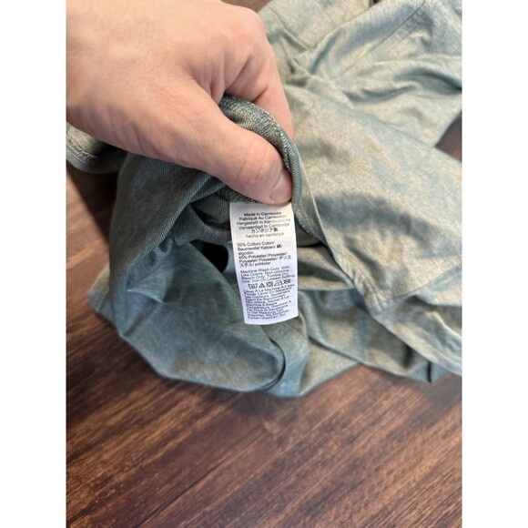 J. Crew Mens Performance Knit Oxford Long Sleeve Shirt CA915 Green XXL - Picture 8 of 10